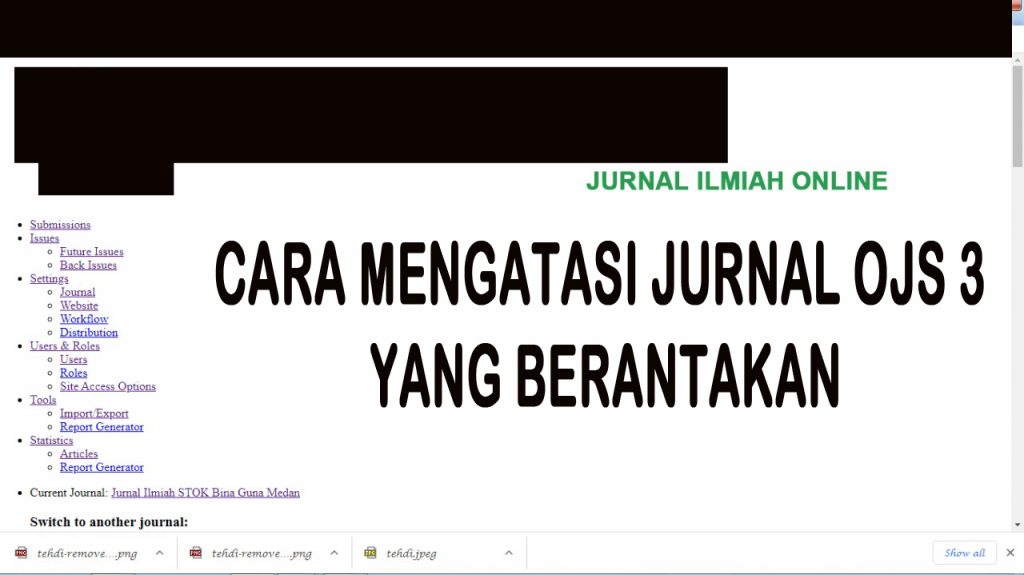 jurnal berantakan